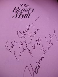 Naomi wolf beauty myth autograph