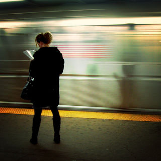 Reading-on-the-platform