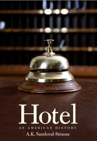 Hotel book cover Sandoval-Strausz