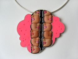 Margaux Lange Barbie-bubblegum-pop-neckpiece