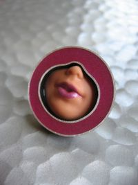 Margaux Lange Barbie lips ring