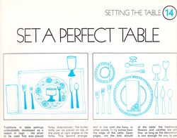 Grand diplome table setting