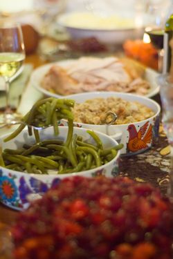 Thanksgiving spread