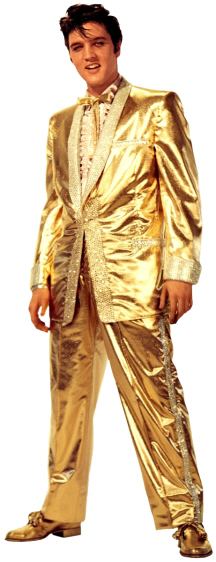 Elvis-gold-lame