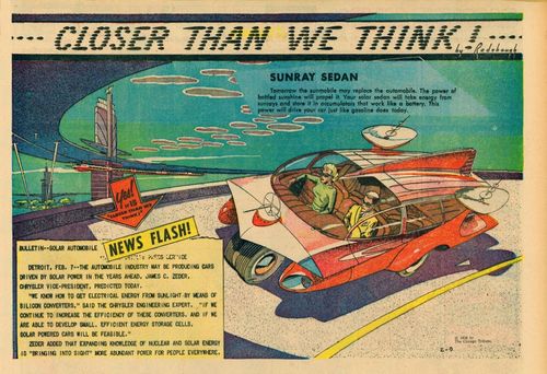 Paleofuture chysler solar-powered cars 1958 closer than we think