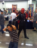 Red Skull executes Ejen Chuang Cosplay in America SuperCon 2010