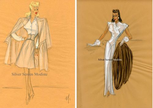 Edith Head sketches