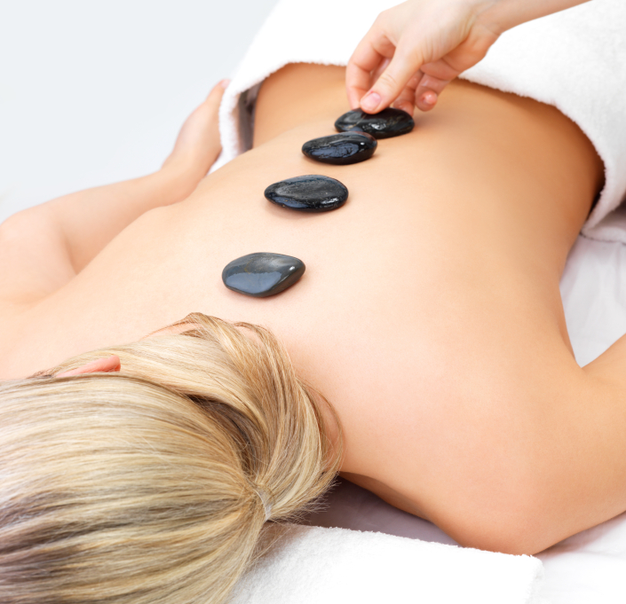 Hot stone massage