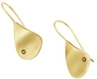 Sandy Leong Golden Pear earrings