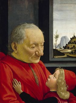 Ghirlandaio_Portrait of an Old Man and a Boy_Louvre