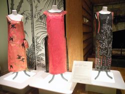 De Borchgrave 1920s paper dresses based on originals by Poiret, Lanvin, and Redfern of London