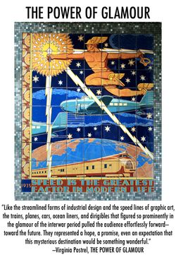 Speed mural streamlining future modernity glamour